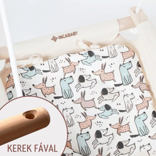 Incababy Babahinta Puppies kerek fával RW