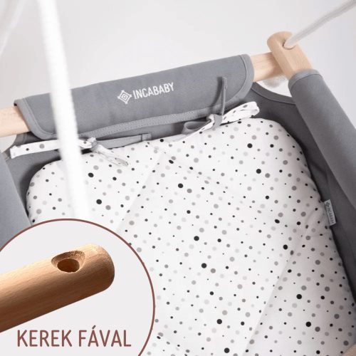 Incababy Babahinta Dotties kerek fával RW