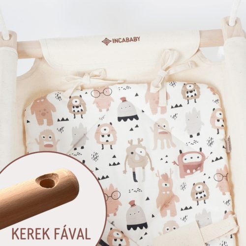 Incababy Babahinta Monsters kerek fával RW