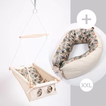   Incababy babahinta Deep Nature  FW + Incababy Kismama Párna Deep Nature XXL + Incababy hintarugó + hintahorog
